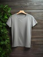 White T-shirt Free photo Ai generated