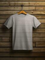 White T-shirt Free photo Ai generated