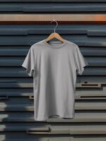 White T-shirt Free photo Ai generated