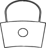 Lock icon for decoration and design. vector