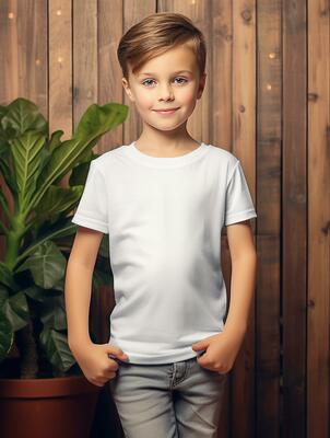 Kids T Shirt Mockup Stock Photos, Images and Backgrounds for Free Download