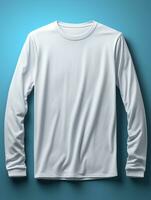 Professional White T-Shirt for Mockup Design AI Generative photo