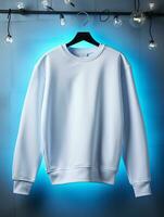 Professional White T-Shirt for Mockup Design Ai generated photo