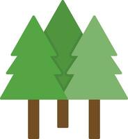 Forest Line Icon vector