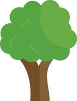 icono de línea de árbol vector