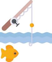 Fishing Holiday Vector Icon