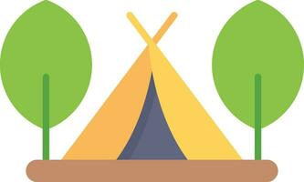 Tent Vector Icon