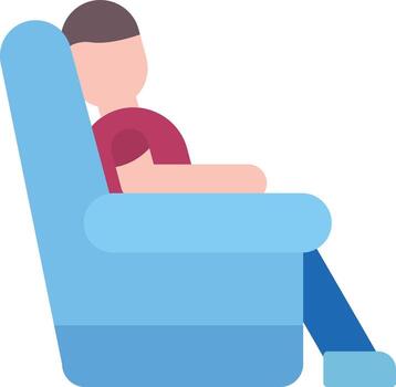 Leaned Back Vector Icon