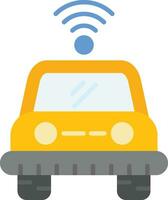 Self Driving Vehicle Vector Icon