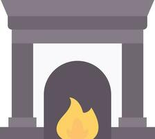 Fireplace Vector Icon