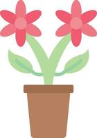 Flower Pot Vector Icon