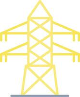 icono de vector de torre eléctrica