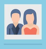 icono de vector de fotos de boda