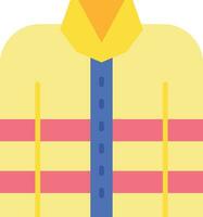 Firefighter Jacket Vector Icon