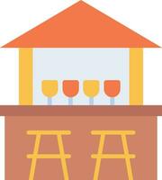 Beach Bar Vector Icon