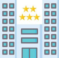 5 Star Hotel Vector Icon