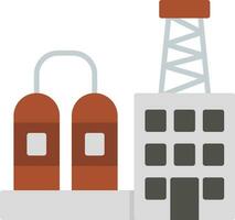 Oil Refinery Vector Icon