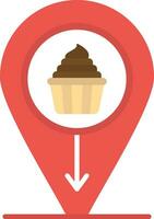 Bakery Location Vector Icon