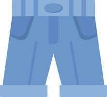 Denim Shorts Vector Icon