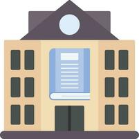 Library Building Vector Icon
