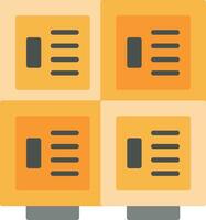 Library Locker Vector Icon