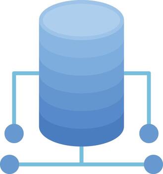 icono de vector de base de datos