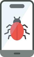 Mobile Virus Vector Icon