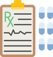 Prescription Vector Icon