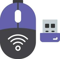 Wireless Mouse Vector Icon
