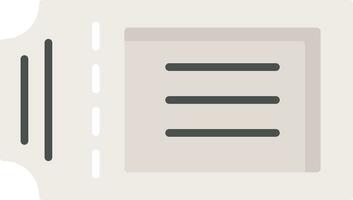 Ticket Vector Icon