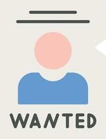 Wanted Vector Icon