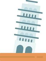 Pisa Tower Vector Icon