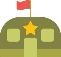 Army Military Base Vector Icon