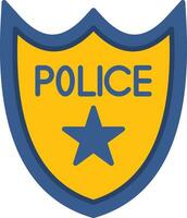 Police Badge Vector Icon