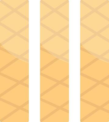 Wafers Vector Icon