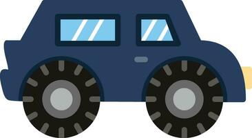 Bigfoot Car Vector Icon