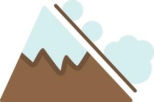 Snow Avalanche Vector Icon