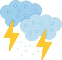 Thunderstorm Vector Icon