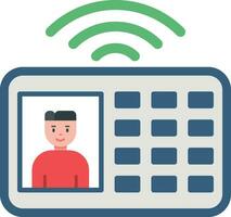 intercomunicador vector icono