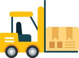 Forklift Vector Icon