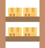 Package Shelves Vector Icon