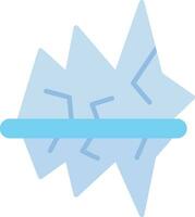 icono de vector de iceberg