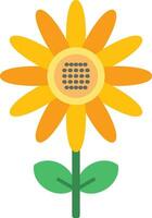 Sunflower Vector Icon