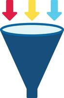 Funnel Chart Vector Icon