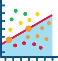 Scatter Plot Vector Icon