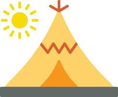 Desierto tipi vector icono