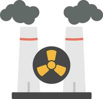 Nuclear Factory Vector Icon