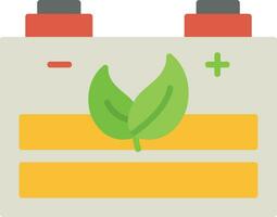 Bio Battery Vector Icon