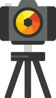 Tripod Camera Vector Icon