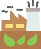 Green Factory Vector Icon